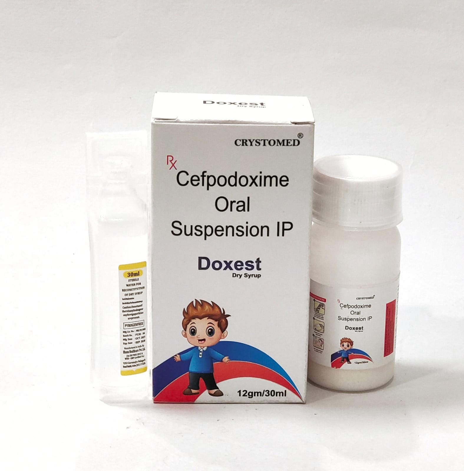 CRYSTOMED Cefpodoxime Oral Suspension IP