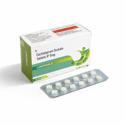 Escitalopram Oxalate 5 mg PCD Pharma Franchise with trusted pharma manufacturing and healthcare distribution support.