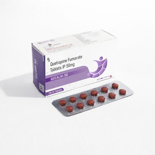 Quetiapine 50 mg PCD Pharma Franchise company in India with pharmaceutical products, healthcare distribution network, and modern medicine packaging.