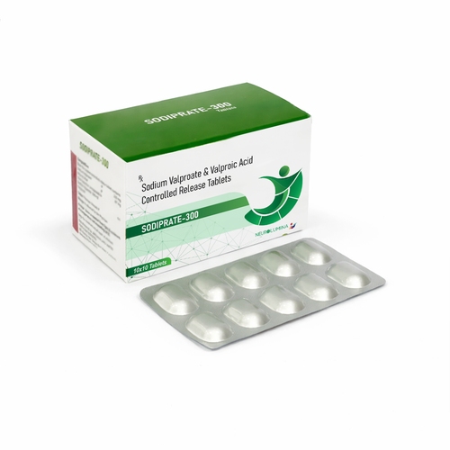 Sodium Valproate & Valproic Acid CR Tabs 300 MG PCD Pharma Franchise with healthcare distribution, pharma packaging, and business growth opportunities.